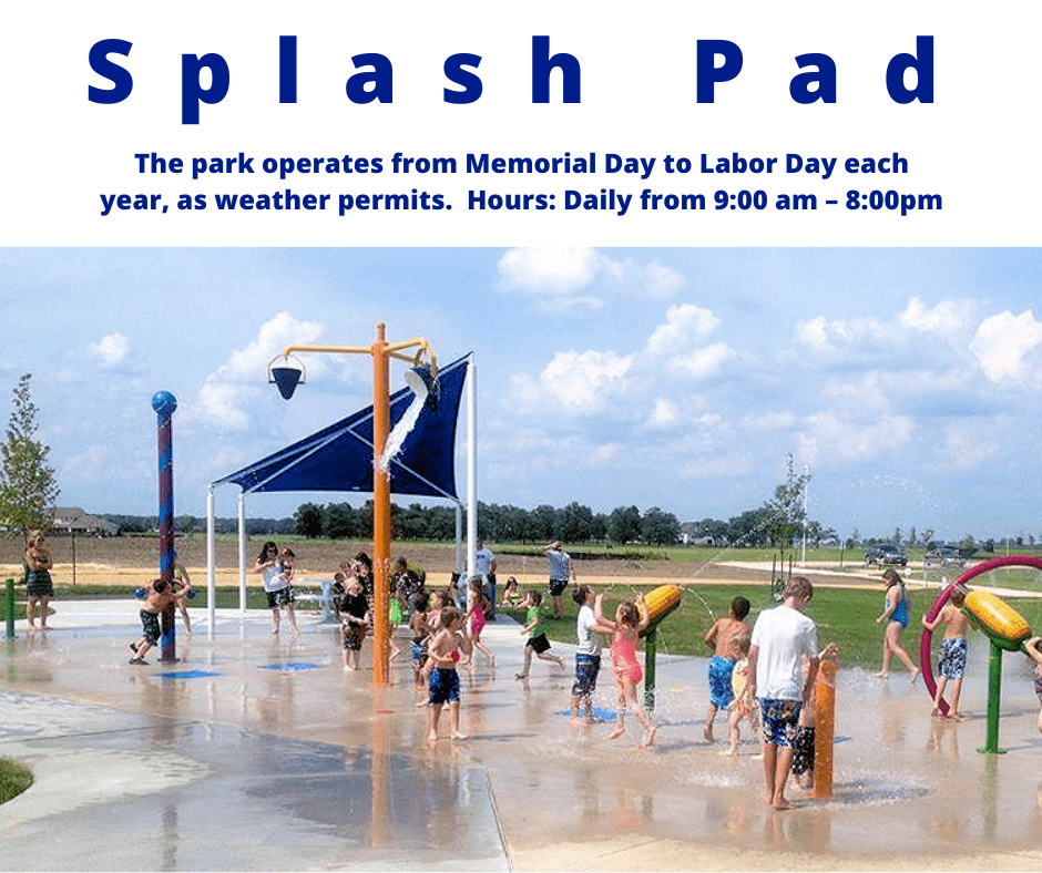 splash pad Sandwich Park District