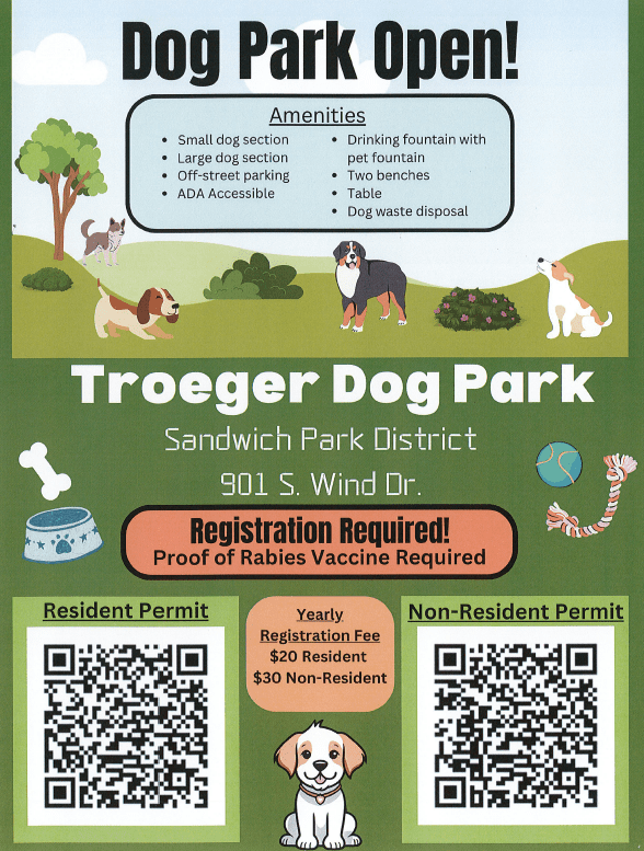 Sandwich Dog Park Graphic