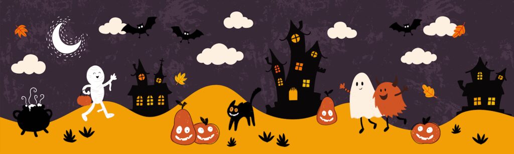 Halloween egg hunt